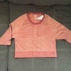 Nike Rose Gold Crop Top
